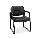 OFM ESS-9015 Bonded Leather Executive Side Chair with Sled...