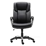 Amazon Basics High-Back Bonded Leather Executive Office...