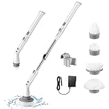 Homitt Electric Spin Scrubber Cordless Shower Cleaning Brush...