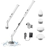 Homitt Electric Spin Scrubber Cordless Shower Cleaning Brush...