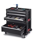 Keter Rolling Tool Chest with Storage Drawers, Locking...