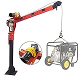 RUGCEL WINCH New 1100lb Folding Truck-Mounted Crane, with...