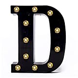 Foaky Black LED Marquee Number Lights Sign Light Up Marquee...