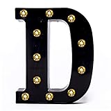 Foaky Black LED Marquee Number Lights Sign Light Up Marquee...