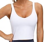 Women’s Longline Sports Bra Wirefree Padded Medium Support...