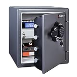 SentrySafe SFW123GDC Fireproof Safe and Waterproof Safe with...