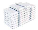 Zeppoli Classic Kitchen Towels 15-Pack - 100% Natural Cotton...