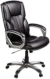 Amazon Basics High-Back Executive, Swivel, Adjustable Office...