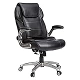 AmazonCommercial Ergonomic High-Back Bonded Leather...