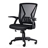 KOLLIEE Mid Back Mesh Office Chair Ergonomic Swivel Black...