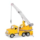 DRIVEN by Battat – Micro Crane Truck – Toy Crane Truck...