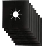 Stove Burner Covers - Gas Stove Protectors Black 0.2mm...