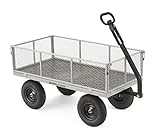 Gorilla Carts GOR1001-COM Heavy-Duty Steel Utility Cart with...
