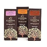 Godiva Chocolatier Assorted Ground Coffee Gift Bag, Set of...