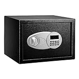 Amazon Basics Steel Security Safe with Programmable...