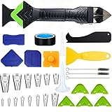 32Pcs 5 in 1 Silicone Caulking Tool Kit,Stainless Steelhead...