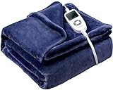 VIPEX Heated Blanket, Flannel Electric Heated Blanket Throw...
