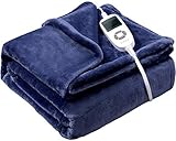 VIPEX Heated Blanket, Flannel Electric Heated Blanket Throw...