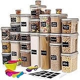 LARGEST Set of 52 Pc Food Storage Containers (26 Container...