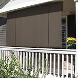 Patio Paradise Roll up Shades Roller Shade 8'Wx6'H Outdoor...