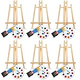 72 PCS Professional Painting Set with Easels, 6 PCS Wood...