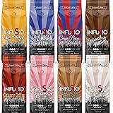 InfuSio Gourmet Ground Coffee, (64oz) Variety Pack, Eight...